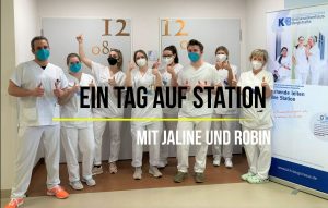 Lernende leiten eine Station: Ein Tag auf Station mit Jaline und Robin
